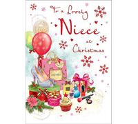 Piccadilly Greetings Traditional Christmas Card Niece - 9 x 6 inches - Regal Publishing C85327