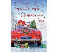 Piccadilly Greetings Traditional Christmas Card Special Couple - 9 x 6 inches - Regal Publishing
