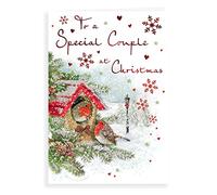 Piccadilly Greetings Traditional Christmas Card Special Couple - 9 x 6 inches - Regal Publishing C85460