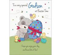 Piccadilly Greetings Traditional Easter Card Godson - 8 x 6 inches