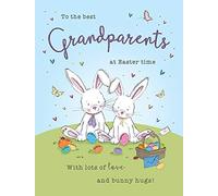 Piccadilly Greetings Traditional Easter Card Grandparents - 8 x 6 inches