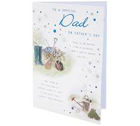 Piccadilly Greetings Traditional Father's Day Card Dad - 10 x 7 inches,white