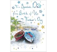 Piccadilly Greetings Traditional Father's Day Card Dad from Both of US - 9 x 6 inches - Regal Publishing (C88390)