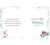 Piccadilly Greetings Traditional Juvenile Birthday Card Age 17 F - 8 x 6 inches A11503