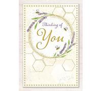 Piccadilly Greetings Traditional Thinking of You Card - 7 x 5 inches