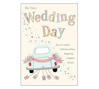 Piccadilly Greetings Traditional Wedding Card Wedding - 9 x 6 inches