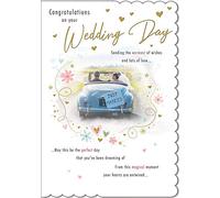 Piccadilly Greetings Traditional Wedding Card Wedding - 9 x 6 inches A20190