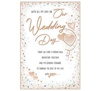 Piccadilly Greetings Traditional Wedding Card Wedding Our - 9 x 6 inches