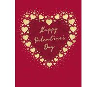 Piccadilly Greetings Valentines Day Card, Happy Valentine's Day, Heart - 8 x 6 inches