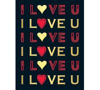 Piccadilly Greetings Valentine's Day Card, I Love You Open - 8 x 6 inches