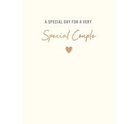 Piccadilly Greetings Wedding Card, A Special Day for a Very Special Couple - 8 x 6 inches