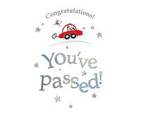 Piccadilly Greetings Whimsical Occasion Card Congratulations Driving Test - 7 x 5 inches