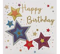 Piccadilly Greetings ZIZI Ltd Male Birthday Card 138 mm sq,Grey