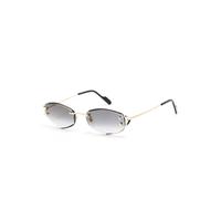 Cartier Unisex Sunglass CT0467S - Frame color: Gold, Lens color: Grey