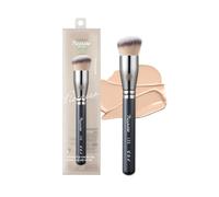 Piccasso Brush Korean Foundation Spatula - Professional Stainless Steel Makeup Tool for Thin, Seamless Foundation & Cream Blending (Rounded)