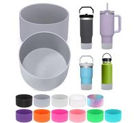 PICcircuit 2 PCS Silicone Bottom Protector for Stanley Quencher Adventure 40oz & Hydro Flask 12-24oz Tumbler Accessories, Avoid Scratches & Noise