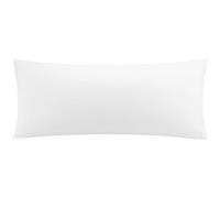 PiccoCasa Body Cooling Pillowcase Viscose from Bamboo Long Pillow Case Breathable Cool and Soft Body Pillow Cover with Zipper Closure White 20"x48" (4ft)