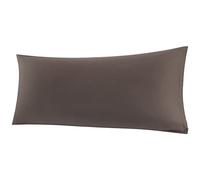 PiccoCasa Bolster Pillow Case Cotton Body Pillow Cover 1 Pack, Beaver 4ft