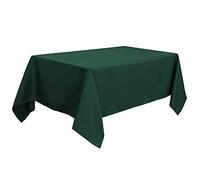 PiccoCasa Rectangle Table Cloth Wipe Clean, Green 152cm x 164cm | Wrinkle and Water Resistant Tablecloth, Polyester Outdoor Table Cover for Kitchen Dining Wedding Party Dinner,