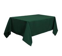 PiccoCasa Tablecloth Rectangle Wrinkle and Water Resistant, Table Cloth Wipe Clean for Kitchen Dining Wedding Party Dinner - Polyester Outdoor Table Cover Green 55"x63" / 140x160cm
