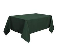 PiccoCasa Tablecloth Rectangle Wrinkle and Water Resistant, Table Cloth Wipe Clean for Kitchen Dining Wedding Party Dinner - Polyester Outdoor Table Cover Green 55"x80"/ 139x203cm