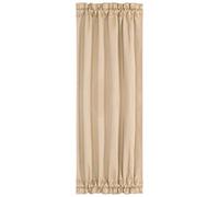 PiccoCasa Thermal Insulated French Door Curtain Side Panels - Blackout Curtains Drape 25x72 Inch Room Darkening for Glass Doors - 1 Panel, Khaki
