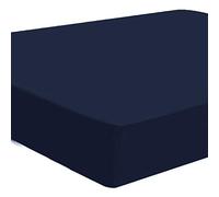 PiccoCasa Waterproof Mattress Protector with Five-Sided TPU Membrane Layer, Noiseless Mattress Pad Cover, Microfiber Polyester, Fit on Mattress Depths Up to 14" Navy Blue,75x54 Inch