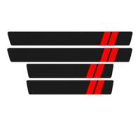 Piccodos Car Door Sill Protector Strips for Audi A8 2020-2026 | Carbon Fiber Guard Plate Scuff Decorative Trim Welcome Pedal Cover Threshold Self Adhesive Anti Scratch Styling Accessories