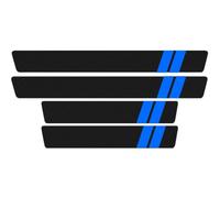 Piccodos Car Door Sill Protector Strips for Ford Edge 2020-2026 | Carbon Fiber Guard Plate Scuff Decorative Trim Welcome Pedal Cover Threshold Self Adhesive Anti Scratch Styling Accessories