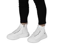 Piccola Lala Men's en-pl-rb-000052 Fashion Boot, White, 7.5 UK