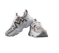 Piccola Lala Women's De-pl-rb-000168 Sneaker, Gray, 4 UK