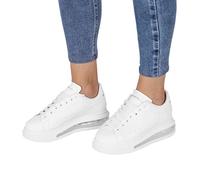 Piccola Lala Women's Fr-pl-rb-000147 Sneaker, White, 3.5 UK