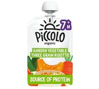 Piccolo Organic Garden Vegetable Three Grain Risotto Stage 2 130g