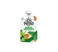 Piccolo Organic Pear Apple & Spring Greens 4+ months 100g
