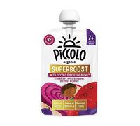 Piccolo Organic Superboost Strawberry, Apple Blueberry Beetroot Carrot 100g