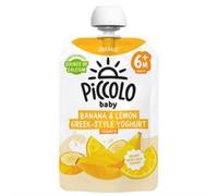 Piccolo Piccolo Organic Banana & Lemon Greek-Style Yoghurt Stage 1 100g
