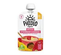 Piccolo Piccolo Organic Brekkie Strawberry & Banana Stage 1 100g