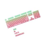 Piceioep 115 Clear Keycaps Printed Dye-sublimation Keycap Set for Color Mechanical Keyboards Full Set Premium Shimmering Keycaps Full Customizable for Mechanical Keyboards