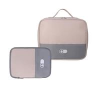 Piceioep 2Pieces Multipurpose Polyester Healthcares Set Including Large and Small Pouches Travel Medicine Box for Various Needs Travel Clinical Planner