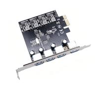 Piceioep 4 Port PCIE USB3.0 Extension Card for Desktops Fast Speed Data Sync Multiple Device Connection Accessories Internal USB Expansion Card