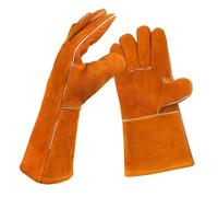 Piceioep Advanced Leather Gloves for Welders and Industrial Workers Design Welding Protective Gloves Industrial