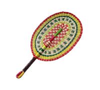 Piceioep African Colorful Hand Fan Handmade Woven Sea Grass Hanging Decors Handheld Fan Farmhouses Home Bedroom Decoration Handwoven Fan