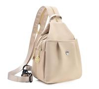 Piceioep Anti Theft Waist Pack with Zippers and Spacious Storage Space Practical Nylon Backpack for Sports and Travel Adjustable Crossbody Pack