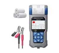 Piceioep Battery Health Checker BT600 VDIAGTOOL with Built-in Printer, Color Screen, Physical Button Navigation, Portable Clamp Connection for Garage Maintenance