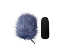 Piceioep Bunnies Hair Windscreen for Studio Broadcast Film Production Clear Sound 18cm 24cm Professional Windproof Microphone Cover