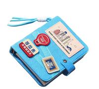 Piceioep Compacts Tourist Notebook Scrapbook Notepads Logbooks with Exchangeable Pages for Writing Journeys and Collecting Stamps Detachable Scrapbook