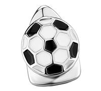 Piceioep Cool Football Themed Teeth Grill Gold/Silver Plated Tooth Cover for Teeth Allergy Resistant Alloy Comfortable to Wear Hip Hop Fashion Jewelry