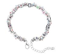 Piceioep Delicate Stretchy Enameled Bangle Good Luck Women Wristband with Classical Mahjong Detail for Everyday Wear Wealth Charm Bangle Jewelry