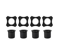 Piceioep Durability Microphone Sponge Cover NonSlip Rings Protective Layer Rubber Sleeve for Stage Conference Event Travel Use Heavy Duty Microphone Foam Cover