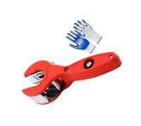 Piceioep Easy Grip Pipe Cutter Tool Ratcheting Action Gloves Included Efficient Cutting Easy Grip Pipe Cutter Tool Ratcheting Action Gloves Included Efficient Cutting